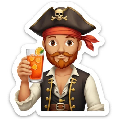 aperol spritz pirate sticker