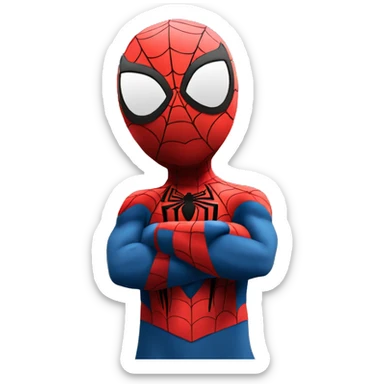 Spiderman con corazón  sticker
