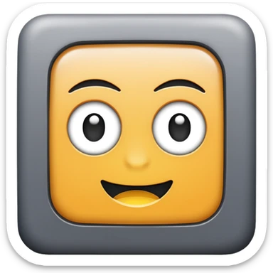 Pixeled style block sticker