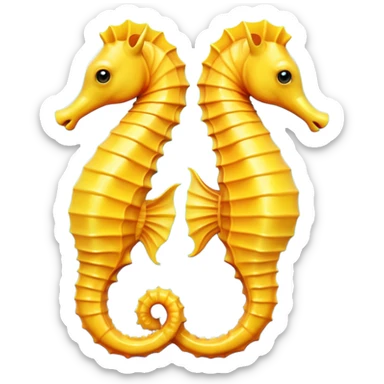 Seahorse - чтобы выглядил как настоящий эмодзи sticker