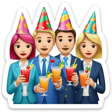 SPAM CANNED MEAT CORPORATE SUMMER KICKOFF tropicsl PARTY sticker