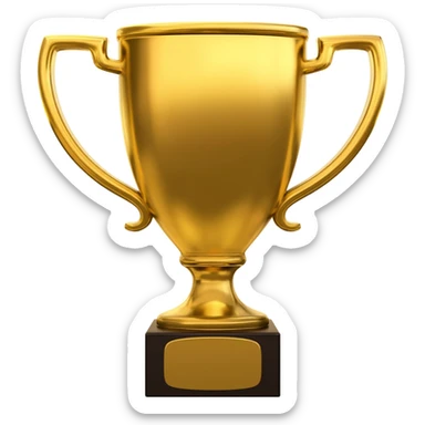 créame un emoji de el símbolo de champions sticker