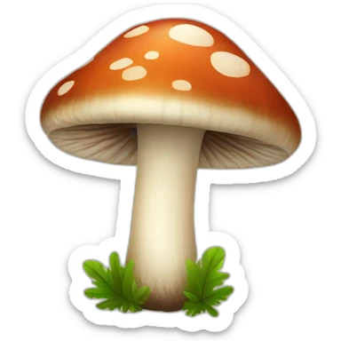 forest mushroom sticker