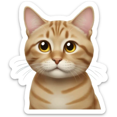 Cat blowing kisses  sticker