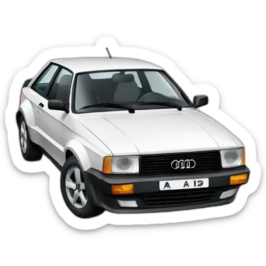 Audi Quattro A1 sticker