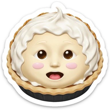 pie in the face sticker