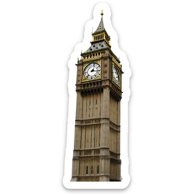 London big ben  sticker