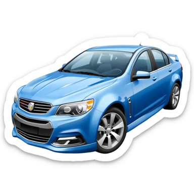 Blue Holden vf commodore  sticker
