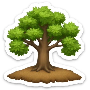 oak tree sticker