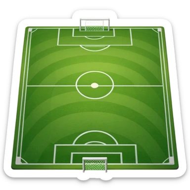 grass soccer field sticker