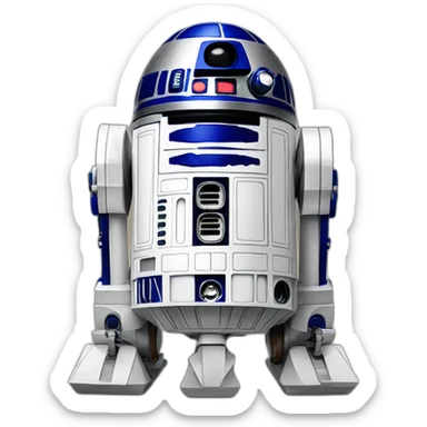 R2D2 (iOS 17 style) sticker