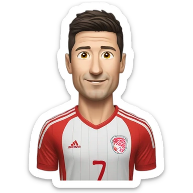 Robert lewandowski  sticker