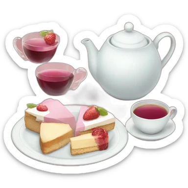 afternoon tea sticker