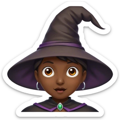 Hyperpigmentation meme with witches hat sticker