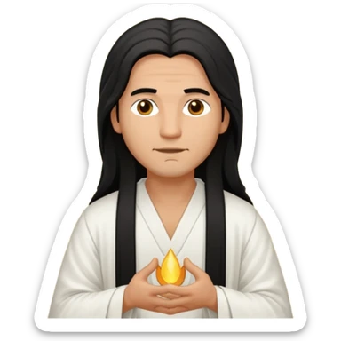 man spiritual healer and medium sticker