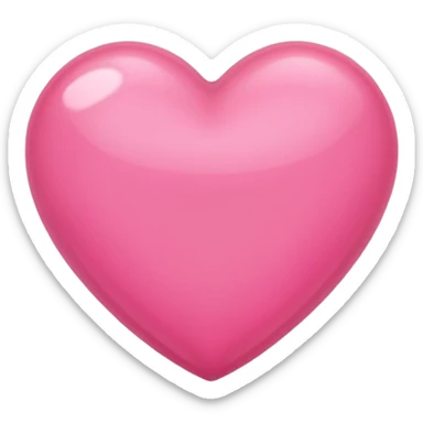 Corazon rosado sticker