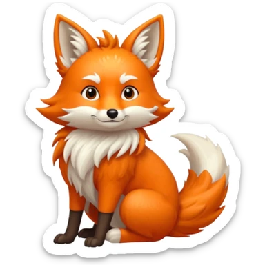 nine-tailed fox sticker
