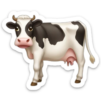 Cow feed sticker