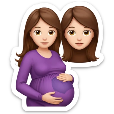 

Pregnant woman with long brown hair and fair skin

 sticker