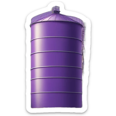 purple silo sticker