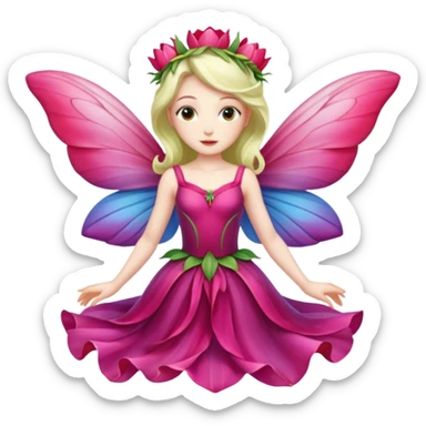 Tulip wings,Flower Fairy. sticker