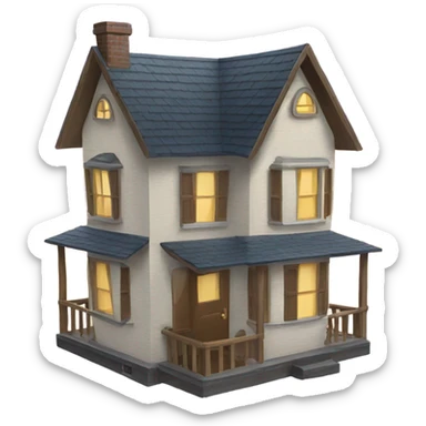House that can fly  sticker