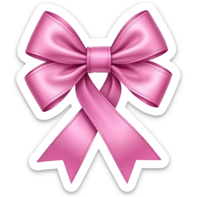 Laço rosa realista  sticker