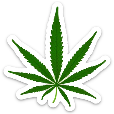 cannabis sticker