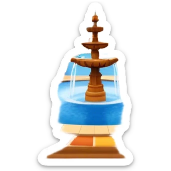 Cinematic Realistic Plaza de España Emoji  sticker