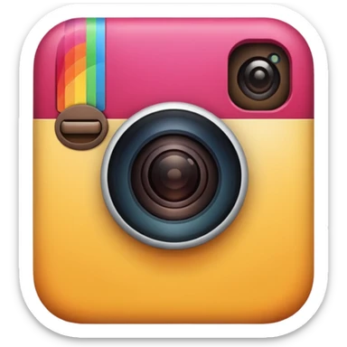 Instagram logo emoji sticker