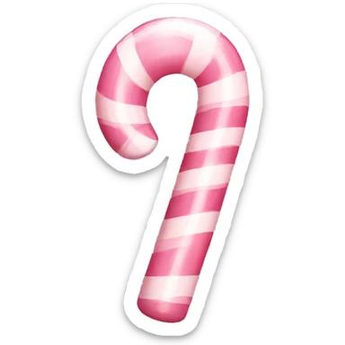 Light pink candy cane sticker
