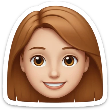 Eye roll while smiling sticker