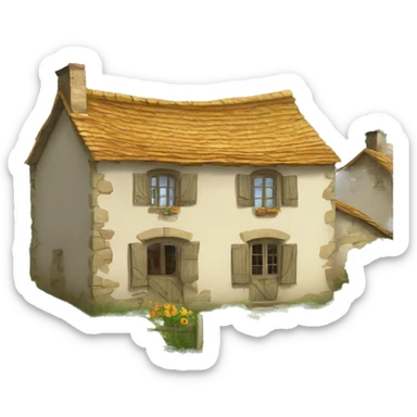 Vieille maison de ferme sticker