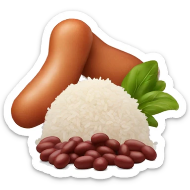 Red Beans and Rice with Chicken sticker