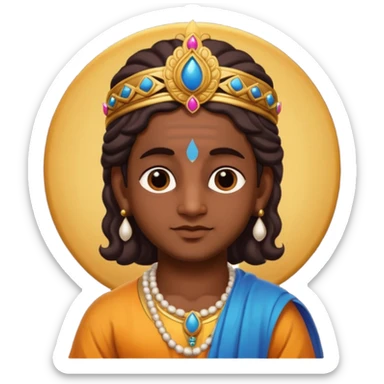 God krishna sticker
