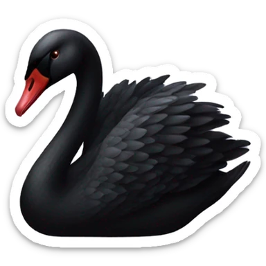 black swan sticker