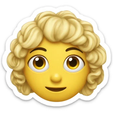 Flor guiñando un ojo sticker