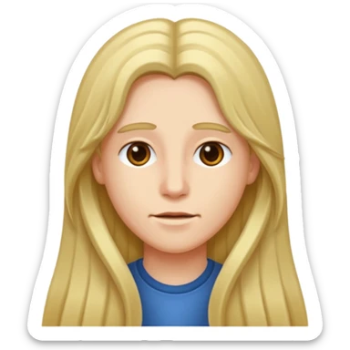 I capelli devono essere lunghi sticker