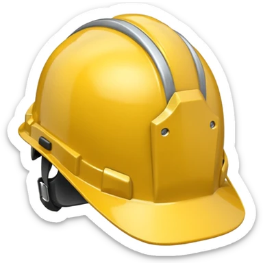 work helmet sticker