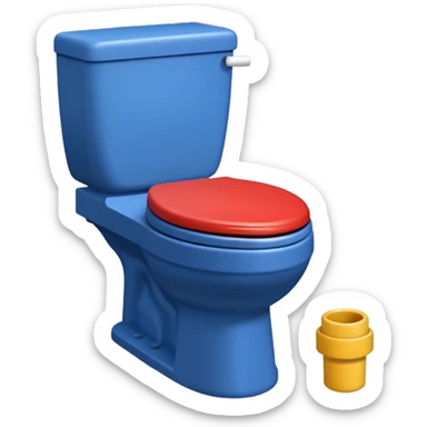 Skibidi toilet mario  sticker