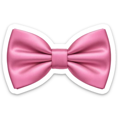 bow tie pink sticker