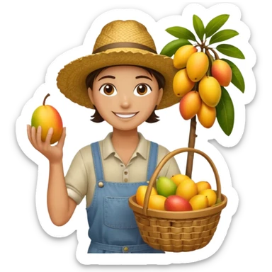 VENDEDOR DE MANGOS CUERPO COMPLETO sticker
