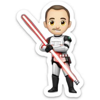 Robert Kubica lightsaber sticker