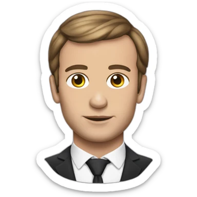 macron transgender sticker