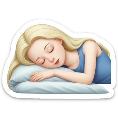 girl sleeping  sticker