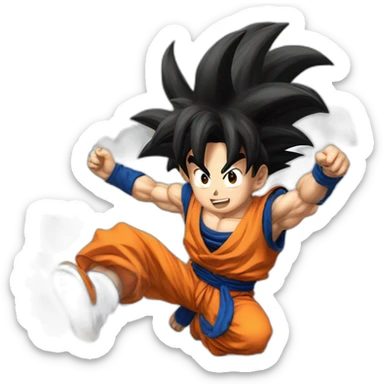 Goku sur nuage magique sticker