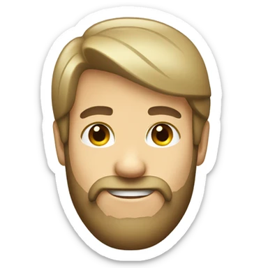 Guy with mullet with a beer can sticker