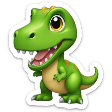 baby trex sticker