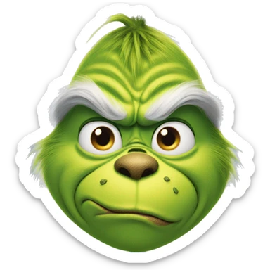 The grinch  sticker