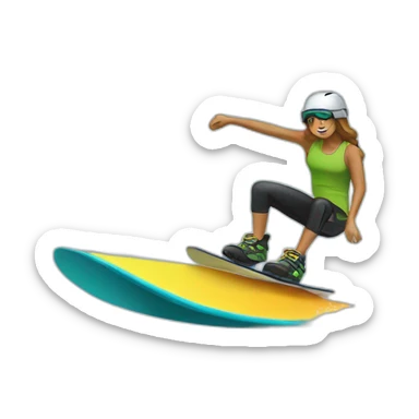 wake board sticker